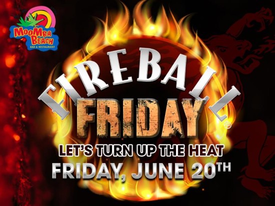 Fireball Friday Heats Up the Beach at MooMba Beach