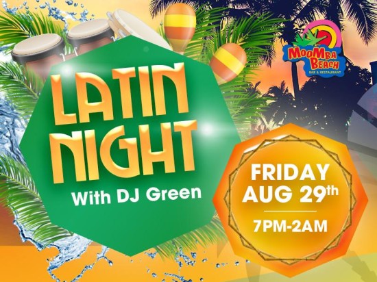 Latin Night Heats Up MooMba Beach