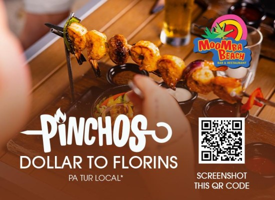 25% Off Pinchos for Locals at MooMba Beach This September