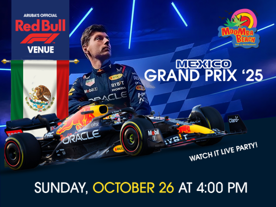Watch the Formula 1 Mexico Grand Prix Live at MooMba Beach