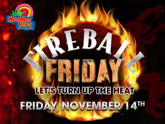 Fireball Friday Lights Up the Night at MooMba Beach