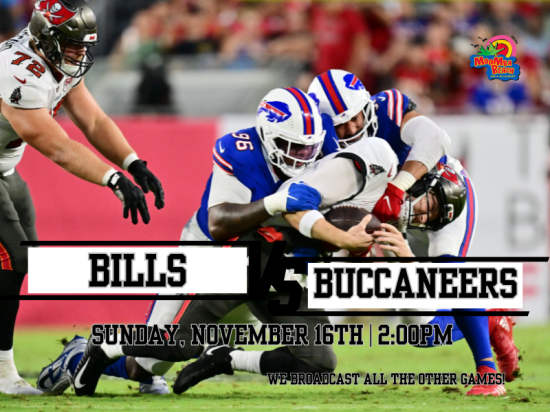 Bills vs Buccaneers: Sunday Football Right on the Sand