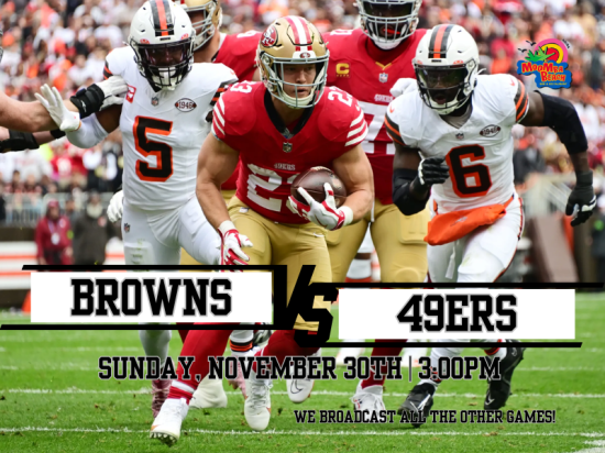 Browns vs 49ers Take Center Stage at MooMba Beach