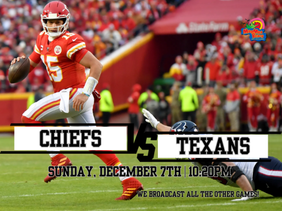 Chiefs vs Texans: A Night Game Under the Stars at MooMba Beach