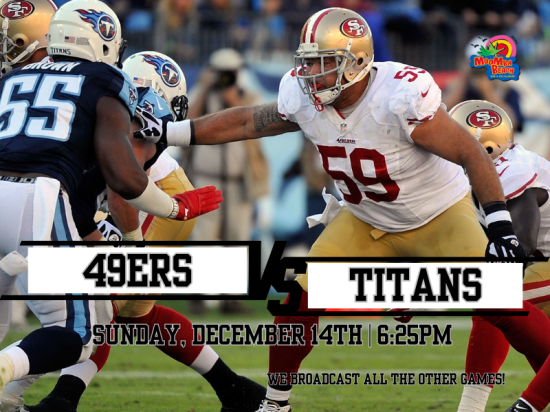 49ers vs Titans Under the Stars at MooMba Beach