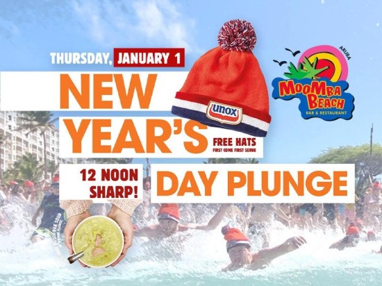 Moomba Beach Rings in the New Year with the Annual Unox Nieuwjaarsduik