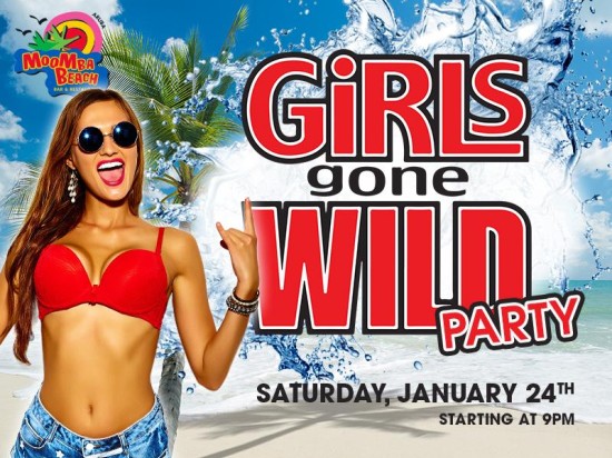 Girls Gone Wild Party at MooMba Beach