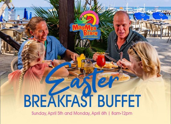 Celebrate Easter with a Breakfast Buffet at MooMba Beach