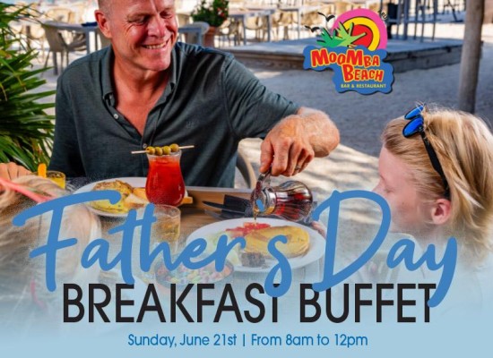 Treat Dad to a Breakfast Buffet at MooMba Beach