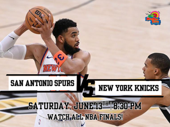 San Antonio Spurs vs New York Knicks Live at MooMba Beach