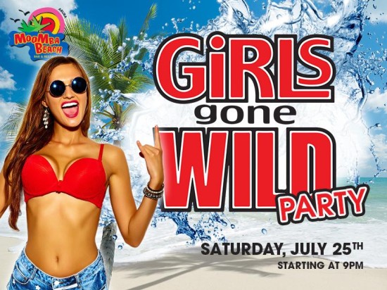 Girls Gone Wild Party at MooMba Beach on July 25