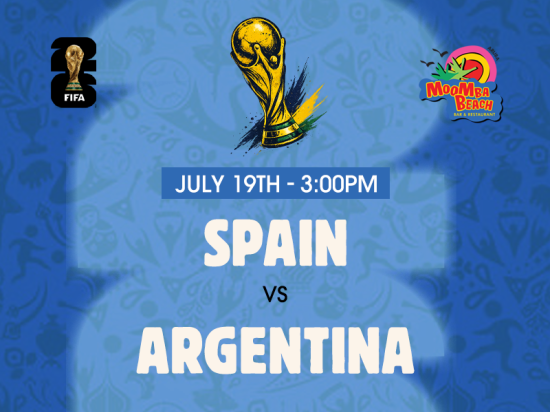 FIFA World Cup Final at MooMba Beach!
