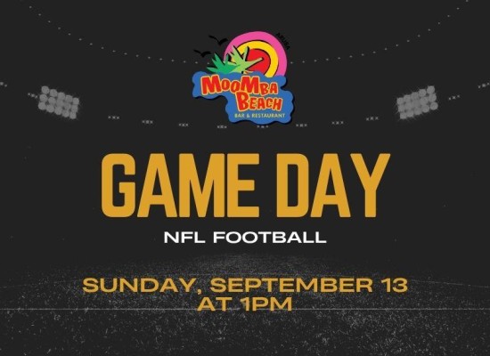 NFL Sunday at MooMba Beach!